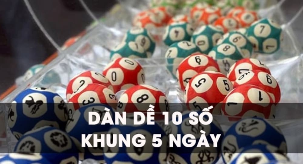 5. Tạo dàn đề 10 số theo hiệu 1 của số đề